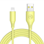 Attēls no Tellur Silicone USB to Lightning Cable 3A 1m Yellow