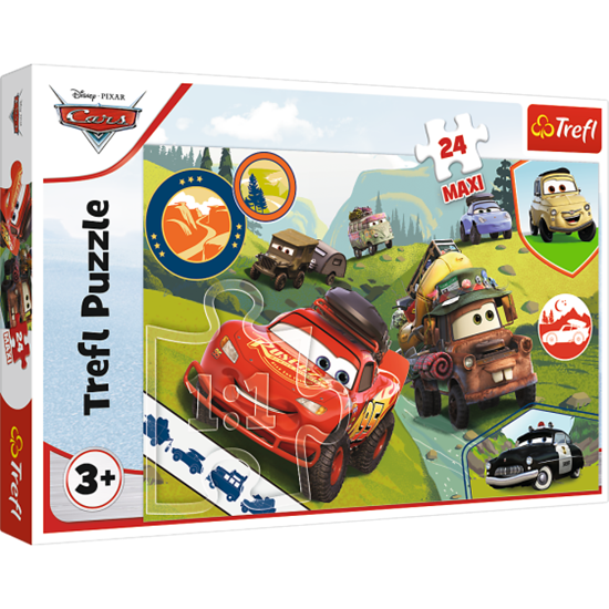 Изображение TREFL CARS maxi dėlionė „Ratai“, 24 det.