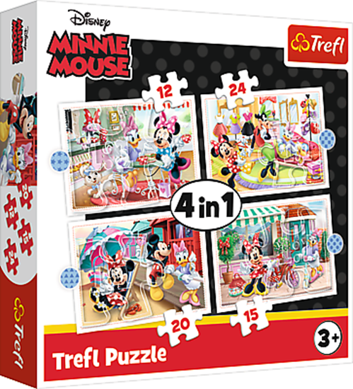 Изображение TREFL DISNEY 4 dėlionių rinkinys„Minnie pele“