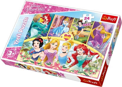 Изображение TREFL DISNEY PRINCESSES 24 det. maxi dėlionė „Princesės“, 24 det.,14294T