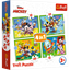 Изображение TREFL MICKEY MOUSE 12+15+20+24 dėlionių rinkinys „Peliukas Mikis“