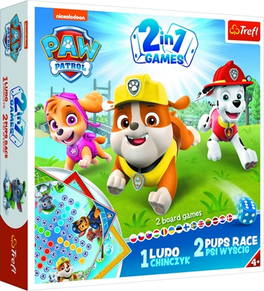 Attēls no TREFL PAW PATROL 2 in 1 žaidimas „Šuniukai-patruliai“