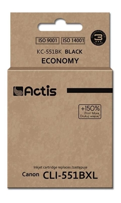 Picture of Tusz Actis KC-551Bk (Canon CLI-551Bk) Black