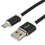 Picture of USB mikro B vads / USB A 1.0m everActive CBS-1.5MB 2.4A melns iepakojumā 1 gb.