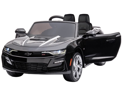 Изображение Vienvietis elektromobilis Chevrolet CAMARO, juodas