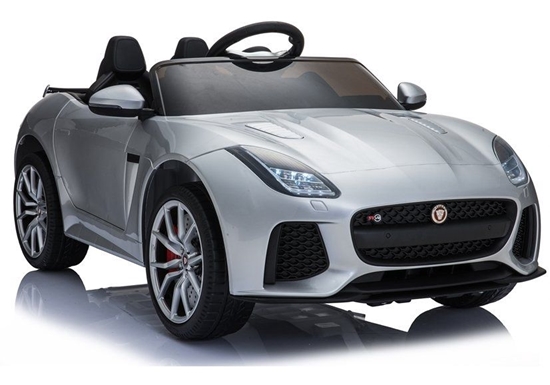 Изображение Vienvietis elektromobilis Jaguar F-Type,sidabrinis