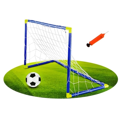 Изображение Futbolo vartai WOOPIE su kamuoliu ir pompa