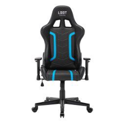 Изображение Fotel L33T Žaidimų kėdė L33T GAMING ENERGY (PU) - mėlyna / 160365