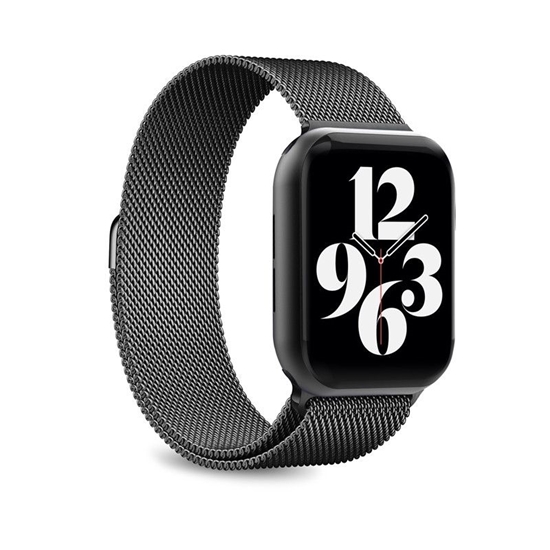 Picture of Milanese magnetinė apyrankė PURO skirta Apple watch 44mm, juoda / AW44MILANESEBLK