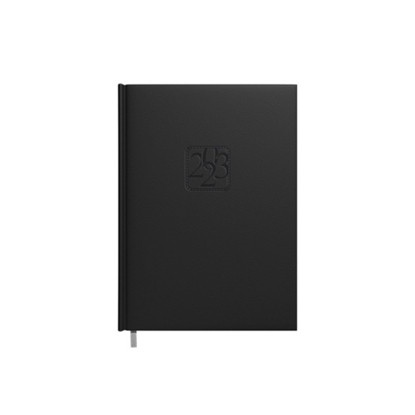 Изображение Planning notebook calendar 2025 A5 black