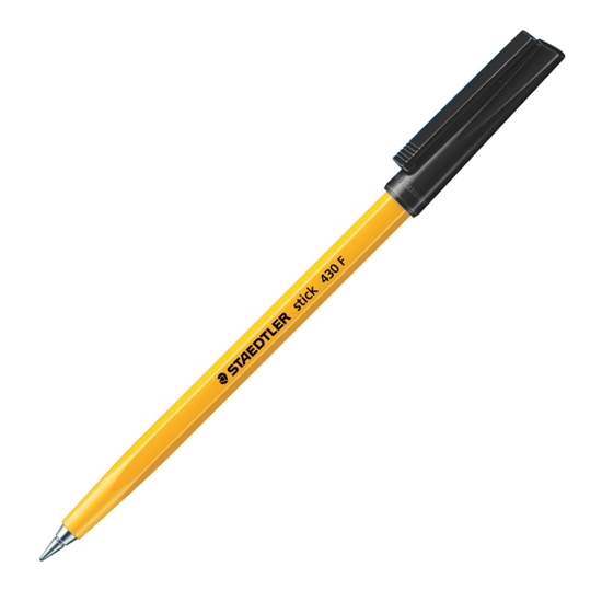 Picture of Lodīšu pildspalva STAEDTLER STICK 430F 0.7mm melna