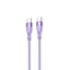 Attēls no Tellur Silicone Type-C to Type-C cable PD60W 1m purple