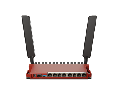 Attēls no Wireless Router|MIKROTIK|Wireless Router|Wi-Fi 6|IEEE 802.11ax|USB 3.0|8x10/100/1000M|1xSPF|Number of antennas 2|L009UIGS-2HAXD-IN