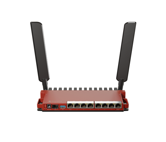 Изображение Wireless Router|MIKROTIK|Wireless Router|Wi-Fi 6|IEEE 802.11ax|USB 3.0|8x10/100/1000M|1xSPF|Number of antennas 2|L009UIGS-2HAXD-IN