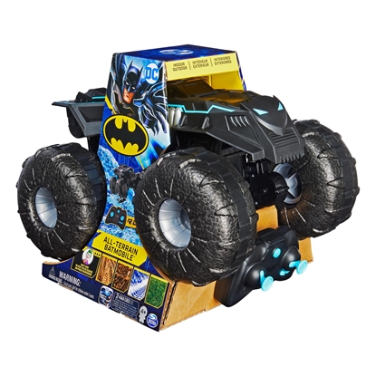 Attēls no DC Comics Batman, All-Terrain Batmobile Remote Control Vehicle, Water-Resistant Batman Toys