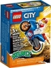 Изображение Konstruktorius LEGO City Stuntz Raketinis kaskadininkų motociklas 60298