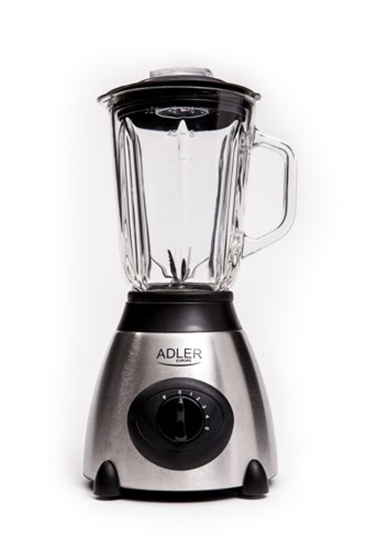 Picture of Adler AD 4070 blender 1.5 L Tabletop blender Black,Transparent 600 W