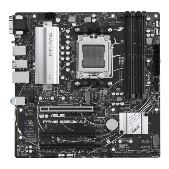 Изображение ASUS PRIME B650M-A II-CSM AMD B650 Socket AM5 micro ATX