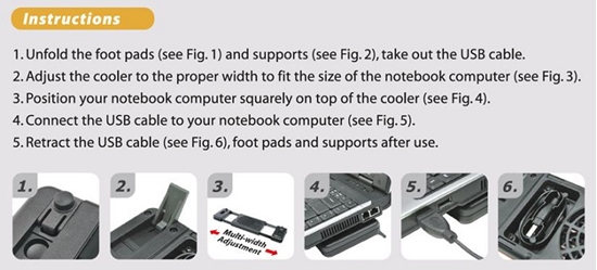 Picture of Neomounts notebook cooler