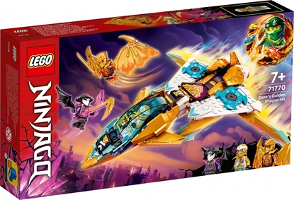 Изображение LEGO Ninjago Złoty smoczy odrzutowiec Zane’a (71770)