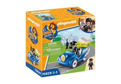 Picture of Playmobil PLAYMOBIL 70829 DUCK ON CALL - Mini car police, construction toy