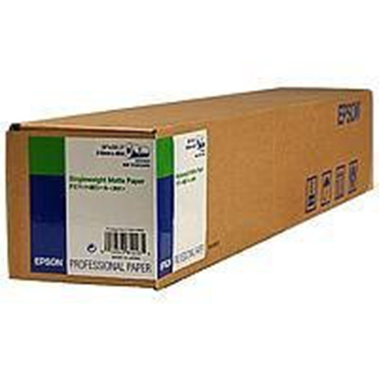 Изображение Epson Singleweight Matte Paper Roll, 24" x 40 m, 120g/m²