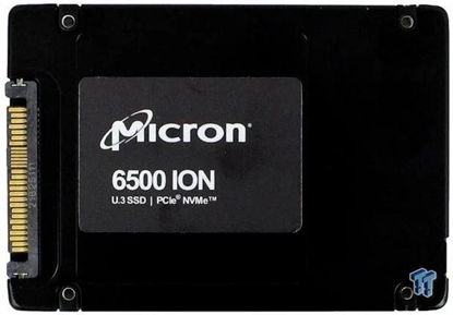 Picture of SSD|MICRON|SSD series 6500 ION|30.72TB|NVMe|NAND flash technology TLC|Write speed 5000 MBytes/sec|Read speed 6800 MBytes/sec|Form Factor 2,5"|MTBF 2500000 hours|MTFDKCC30T7TGR-1BK1DFCYYR