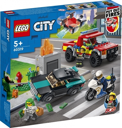 Изображение LEGO City Akcja strażacka i policyjny pościg (60319)