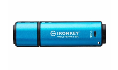 Attēls no KINGSTON 32GB USB-C IronKey Vault 50C