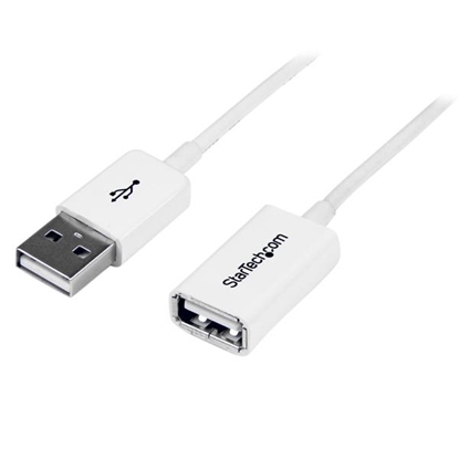 Изображение StarTech.com 3m White USB 2.0 Extension Cable A to A - M/F