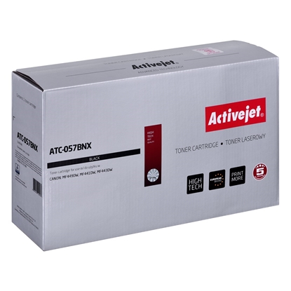 Attēls no Activejet ATC-057BNX Toner (replacement for Canon CRG-057HBK; Supreme; 10000 pages; black) WITH CHIP