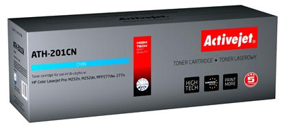 Изображение Activejet ATH-201CN toner (replacement for HP 201A CF401A; Supreme; 1400 pages; blue)