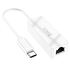 Picture of Adapteris Hoco UA22 USB-A to RJ45 100 Mbps, baltas