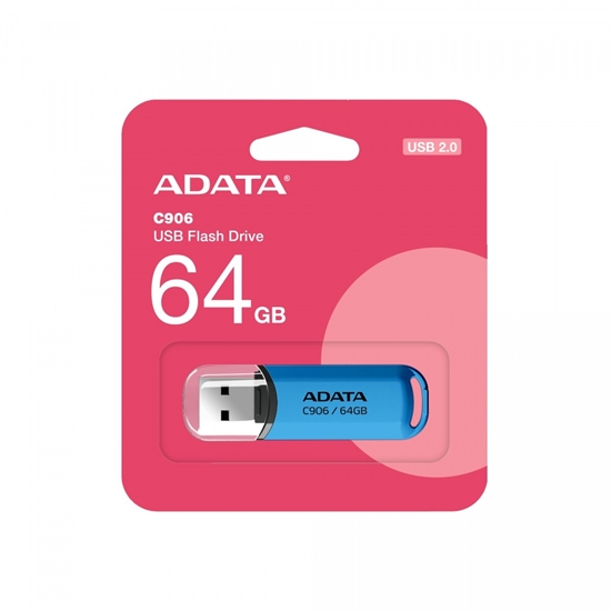 Изображение MEMORY DRIVE FLASH USB2 64GB/BLUE AC906-64G-RWB A-DATA