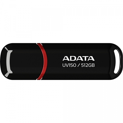 Attēls no MEMORY DRIVE FLASH USB3 512GB/BLACK AUV150-512G-RBK ADATA