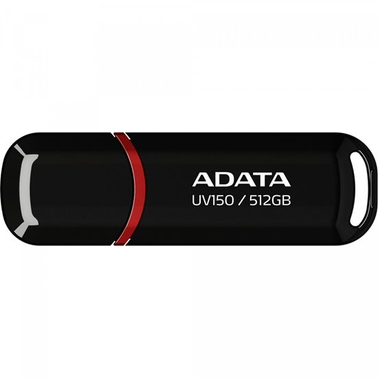 Picture of MEMORY DRIVE FLASH USB3 512GB/BLACK AUV150-512G-RBK ADATA