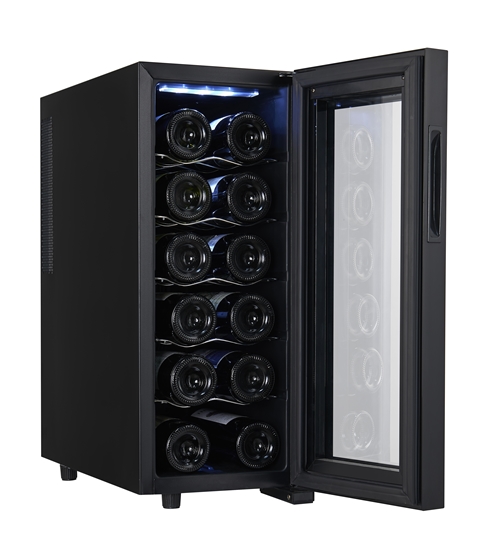 Picture of Adler | Beverage Pantry | AD 8083 | Energy efficiency class G | Free standing | Bottles capacity 12 | Black