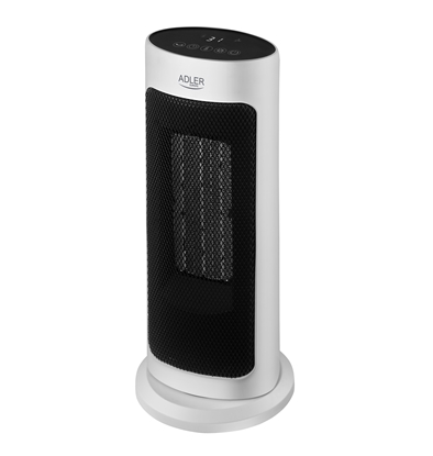 Picture of Adler | Tower Fan Heater with Timer | AD 7738 | Ceramic | 2000 W | Number of power levels 2 | Suitable for rooms up to 25 m² | White