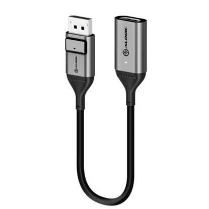 Изображение ALOGIC ULDPHDA-SGR video cable adapter 0.2 m DisplayPort HDMI Black, Silver