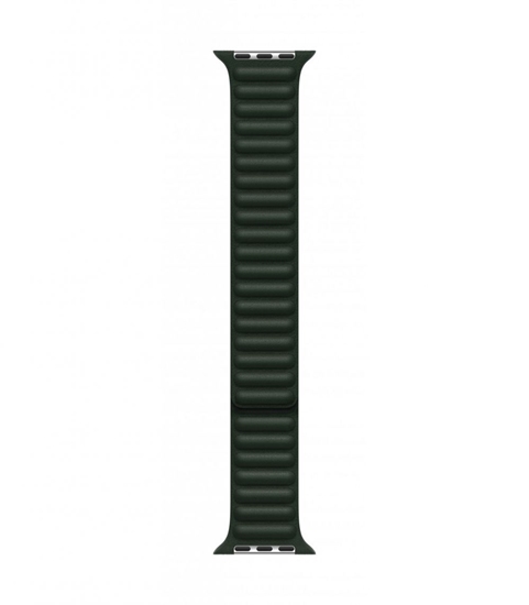 Изображение Apyrankė APPLE 41mm Sequoia Green Leather Link - S/M