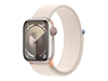 Picture of Išmanusis laikrodis APPLE Watch 9 GPS+CELL 41mm Starlight Aluminium Case with Starlight Sport Loop