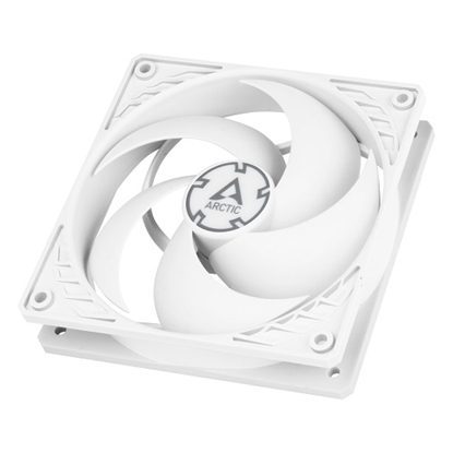 Attēls no ARCTIC P12 PWM PST Pressure-Optimised Fan, 4-pin, 120mm, White