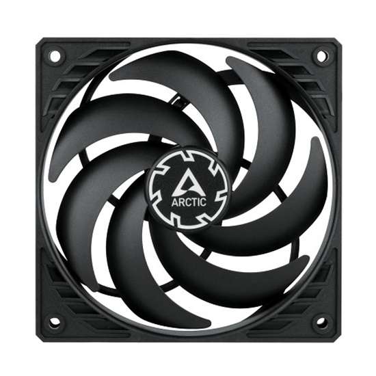 Изображение ARCTIC P12 SLIM with PWM PST Pressure-Optimised Fan, 4-pin, 120mm, Black