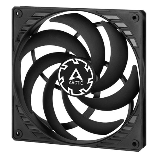 Изображение ARCTIC P14 SLIM PWM PST Pressure-Optimised Fan, 4-pin, 140mm, Black