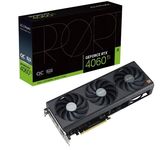 Picture of ASUS ProArt -RTX4060TI-O16G NVIDIA GeForce RTX 4060 Ti 16 GB GDDR6