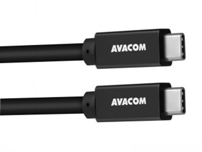 Attēls no Kabel USB Avacom USB-C - 1 m Czarny (DCUS-TPCC-10K60W)