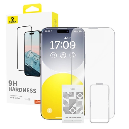 Attēls no Baseus 0.3mm Diamond Tempered Glass for Apple iPhone 15 Plus