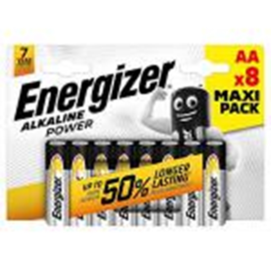 Изображение Baterijas AA LR6 Alkaline 8gab. Energizer