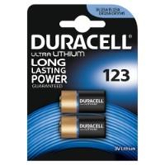 Picture of Baterijas DURACELL Lithium 123, 2gab