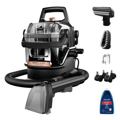 Attēls no Bissell | Portable Carpet and Upholstery Cleaner | SpotClean HydroSteam Pro | Corded operating | Washing function | 1000 W | - V | Black